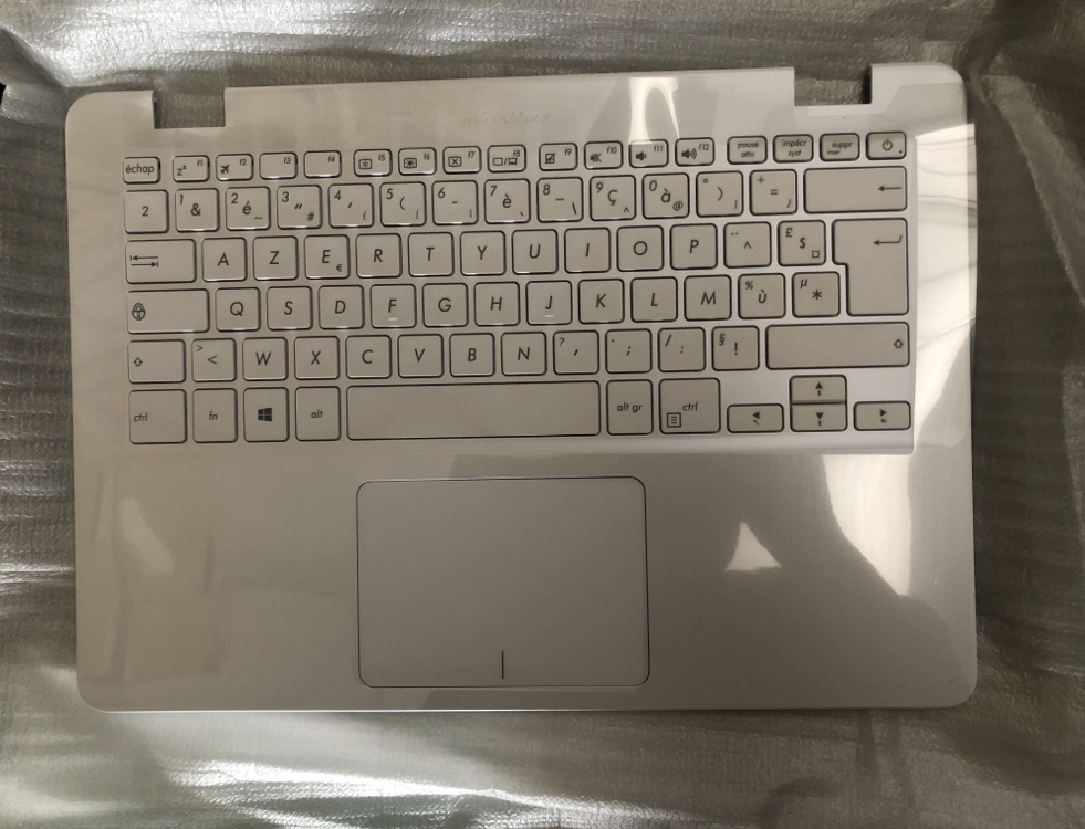 Clavier + topcase pour ASUS Vivobook X405 gris