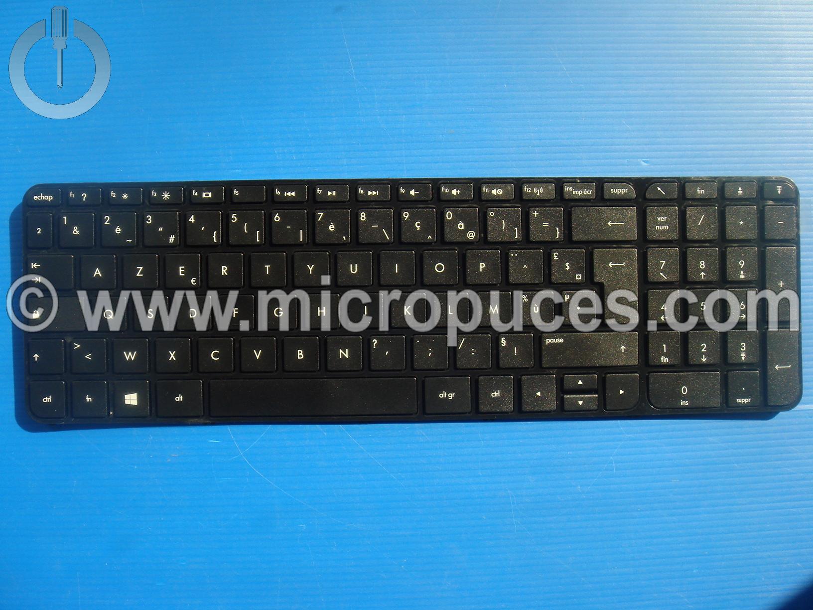 Clavier AZERTY avec grille pour HP Pavilion 15-b Sleekbook