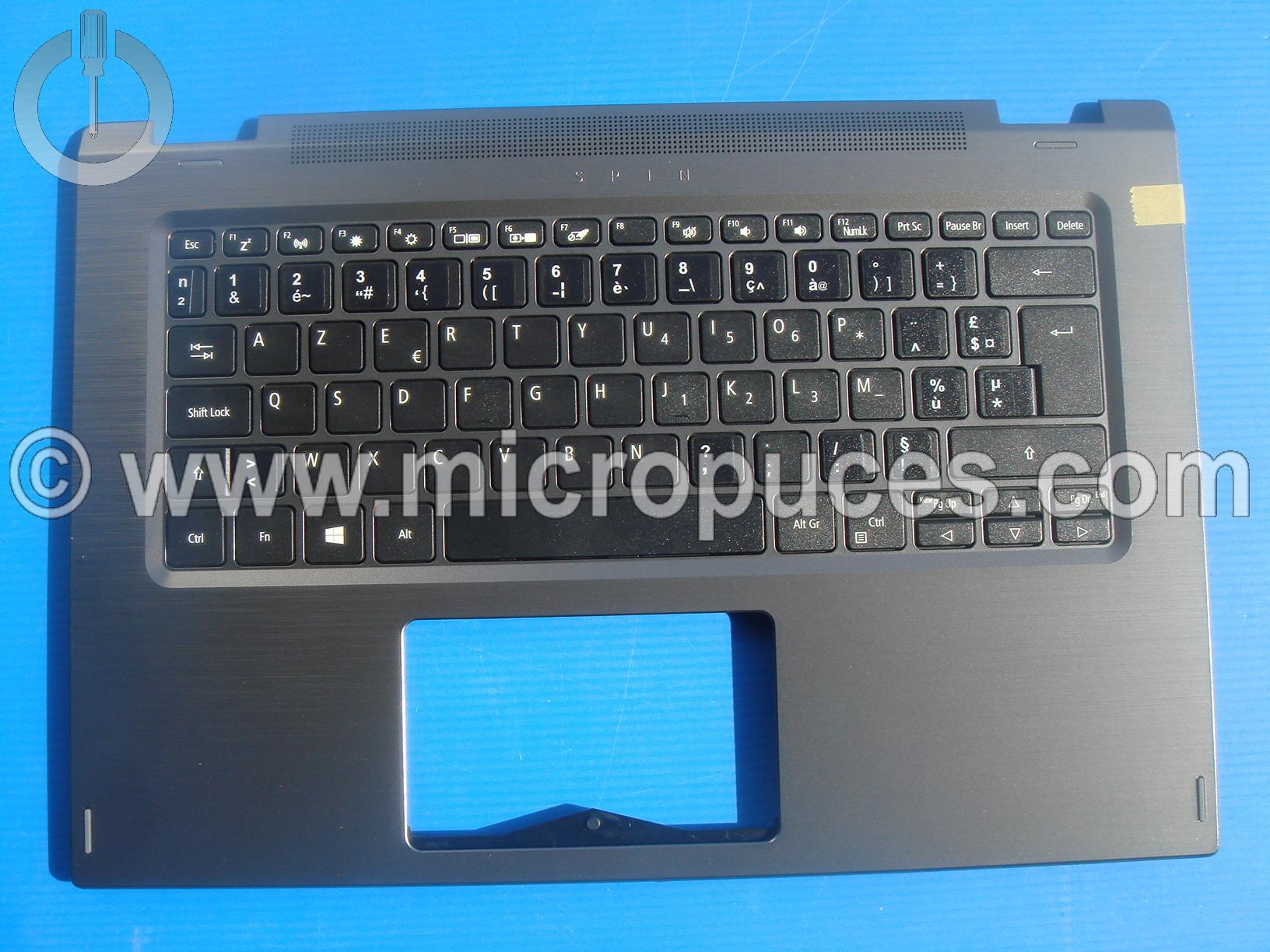 Plasturgie du dessus + clavier pour ACER Spin SP314-51 (vinyle)