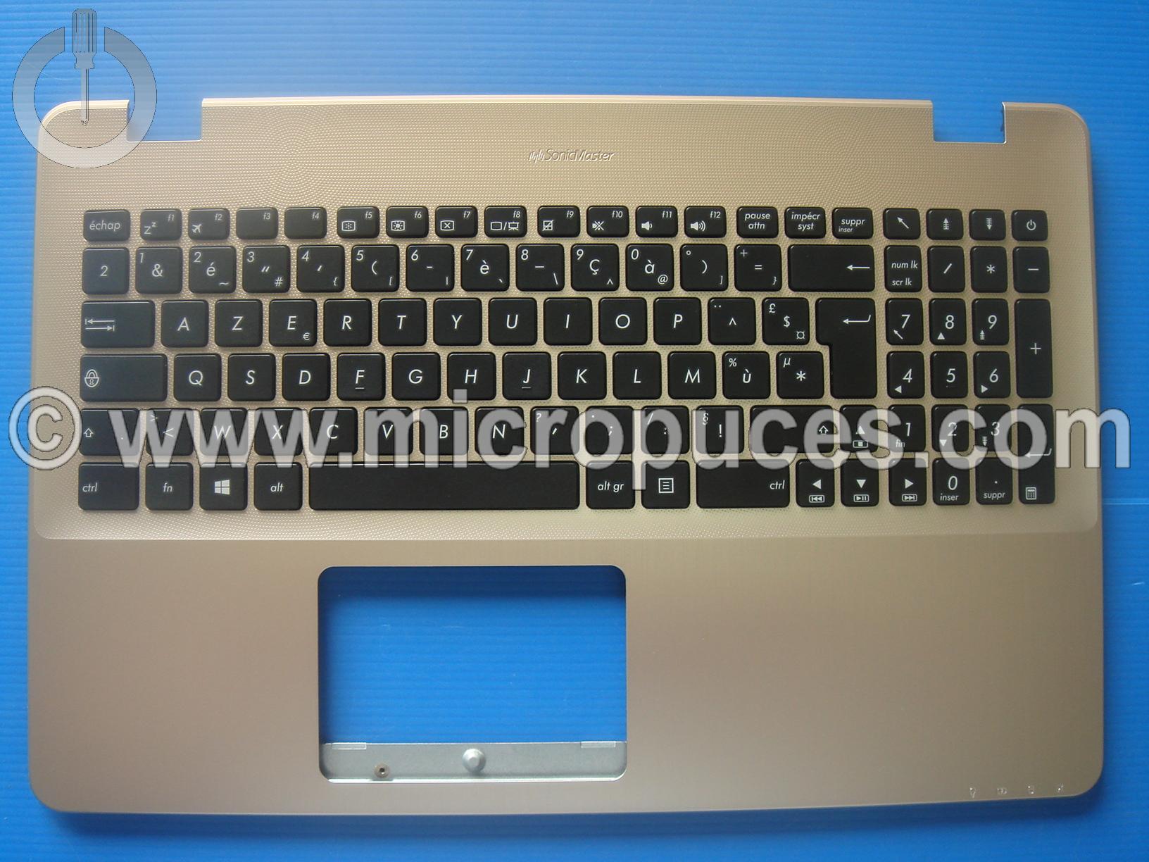 clavier + plasturgie de dessus pour ASUS X542 gold