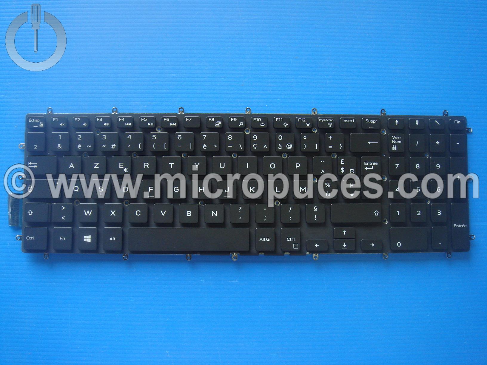 Clavier AZERTY pour DELL Inspiron G5 15-5587 ( avec rétroéclairage )