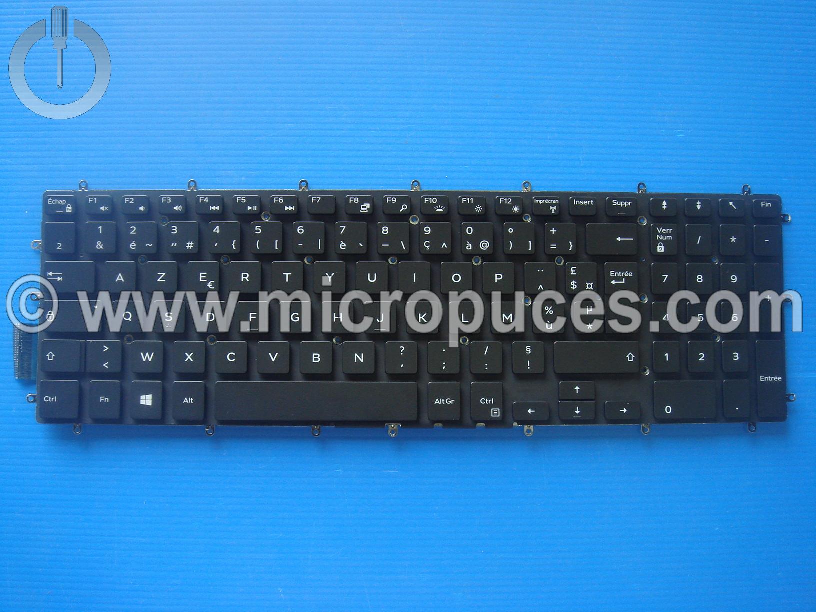 Clavier AZERTY pour DELL Inspiron G5 15-5587 ( avec rtroclairage )