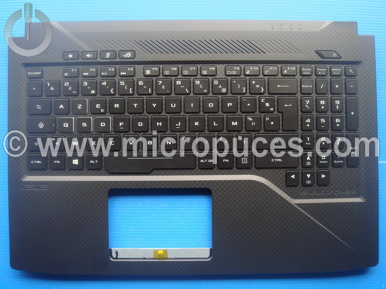 Clavier + plasturgie de dessus pour Asus ROG GL503VM
