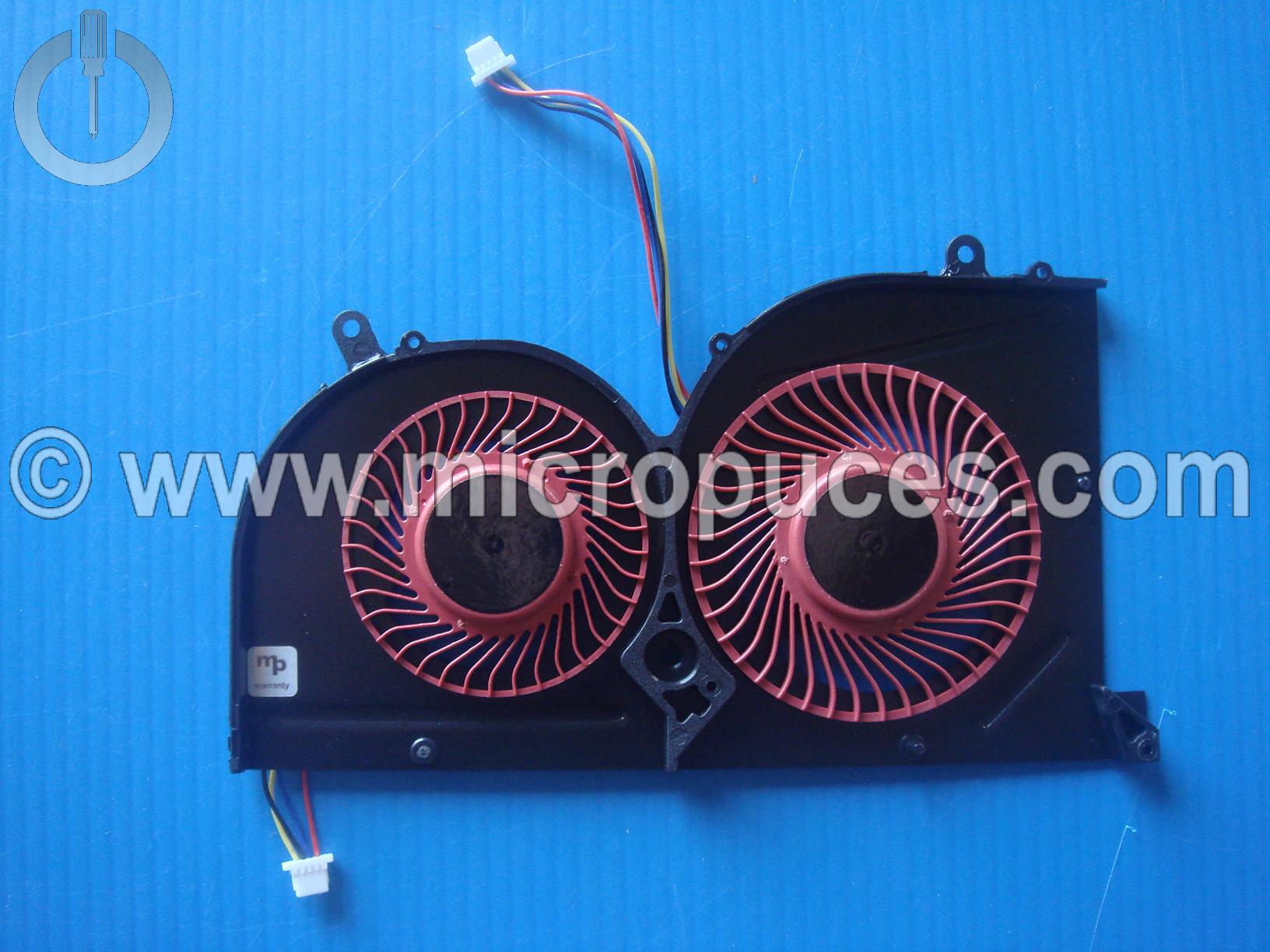 Double ventilateur GPUpour MSI GS73VR