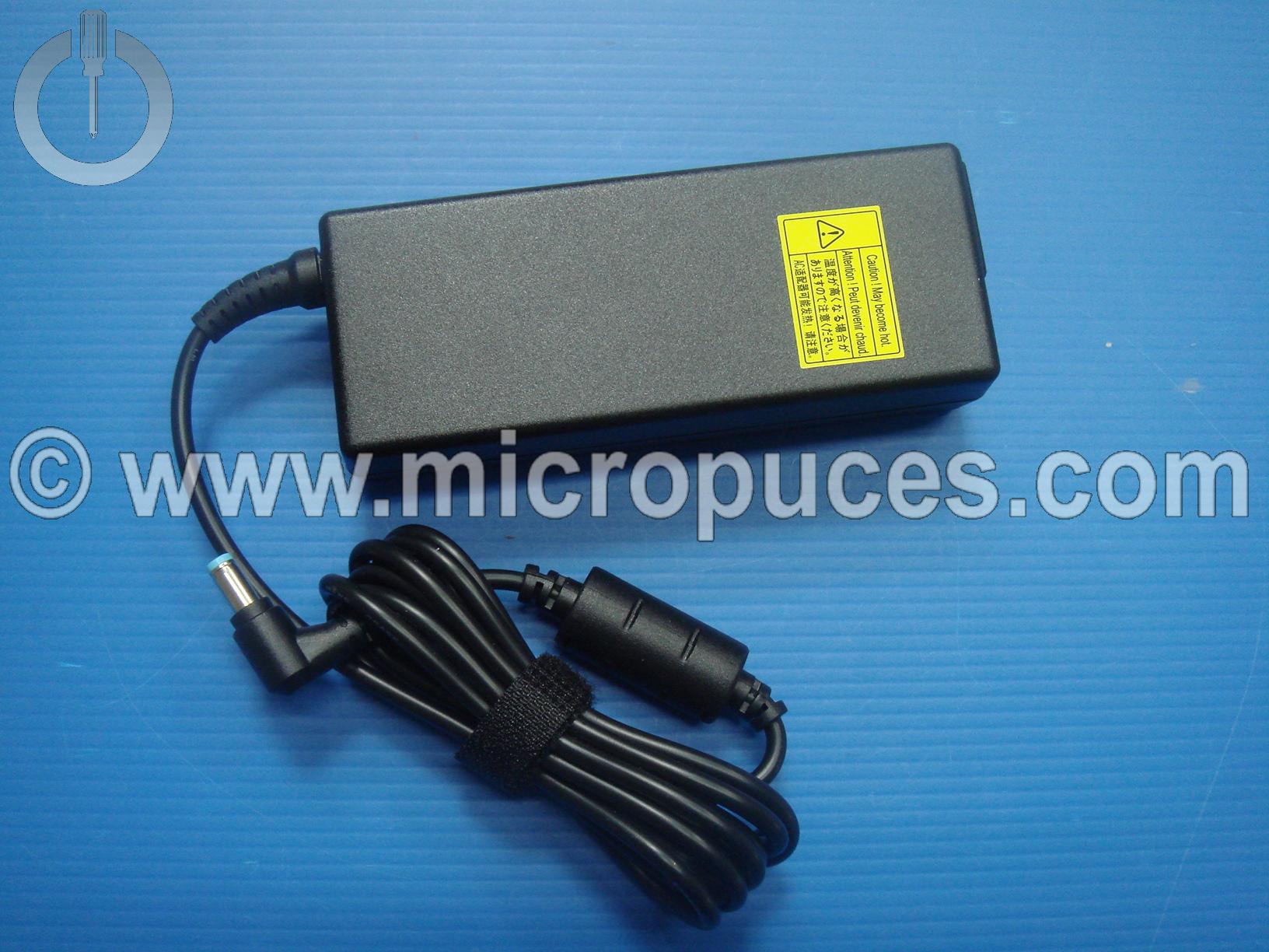 Chargeur neuf 90W 19V 4.74A pour ACER connecteur bleu