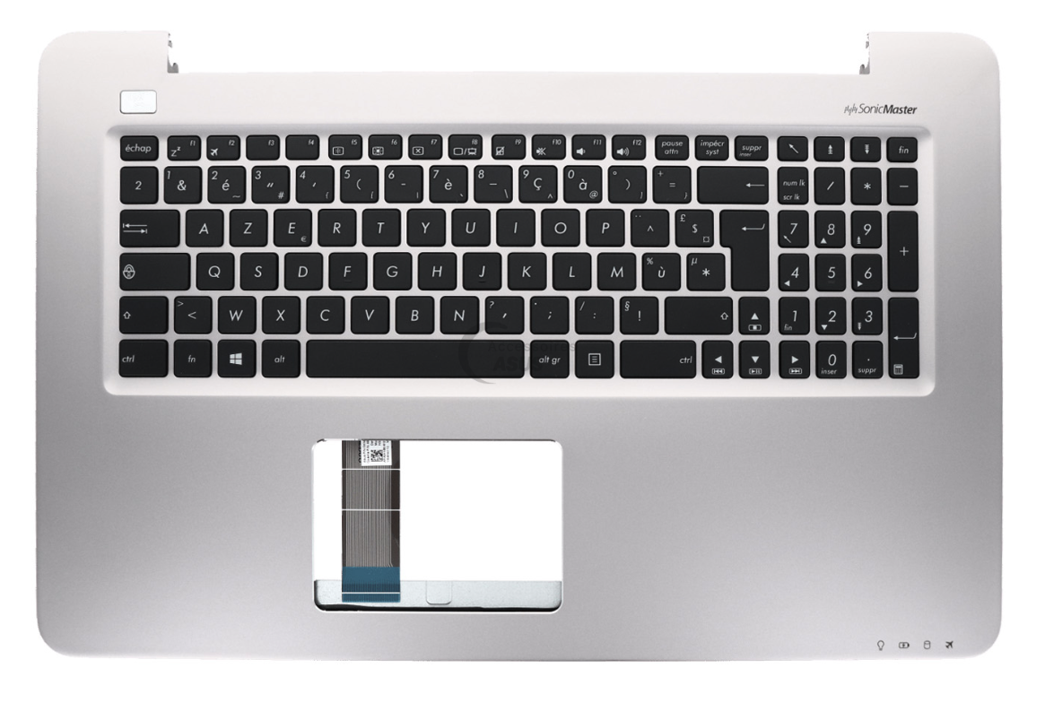 Clavier + top case gris pour ASUS K756 R753 X756