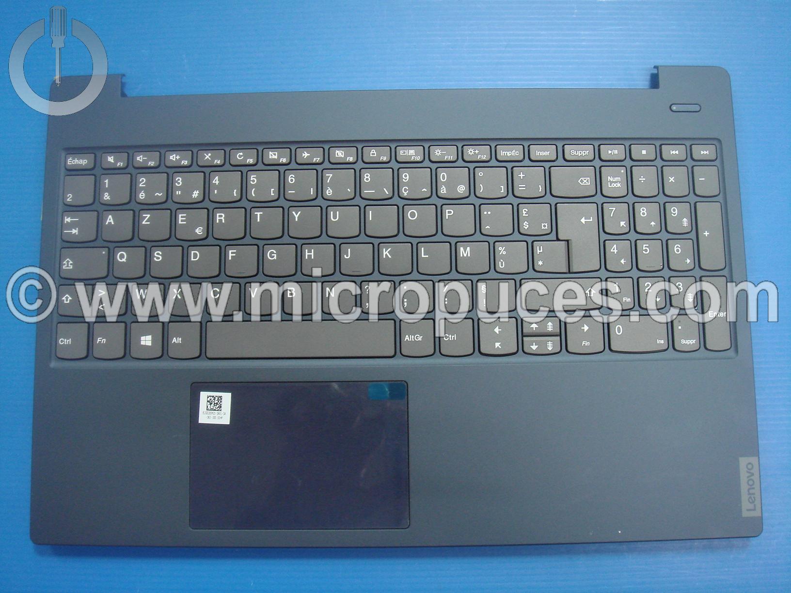 Clavier + plasturgie pour Lenovo Ideapad S340-15 bleu