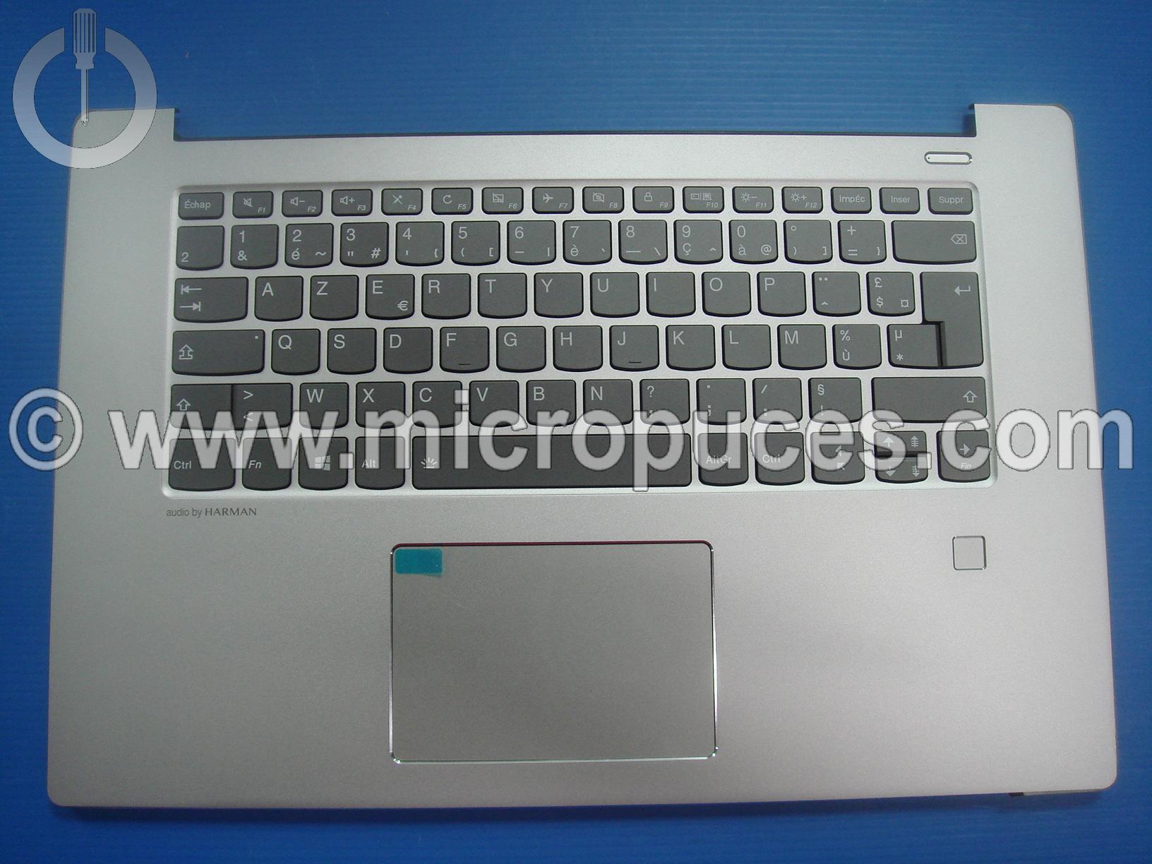 Clavier + plasturgie du dessus silver pour LENOVO Ideapad 530S-15