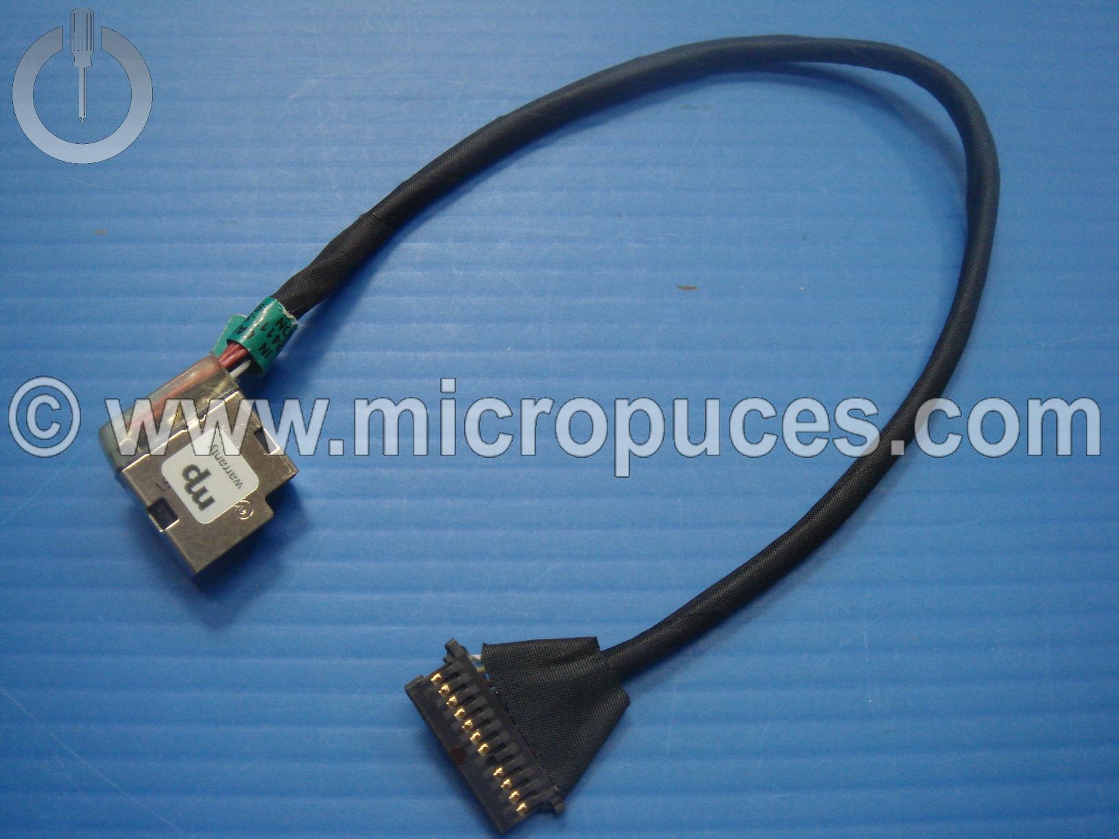 Cable alimentation pour HP Omen 15-ce et 15-dc (version 1)