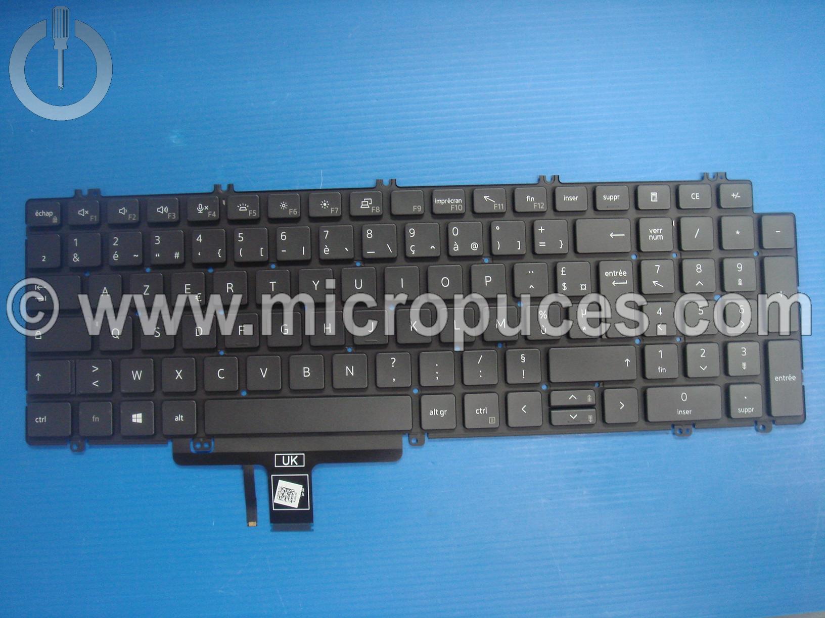 Clavier AZERTY pour DELL Latitude 5520 sries