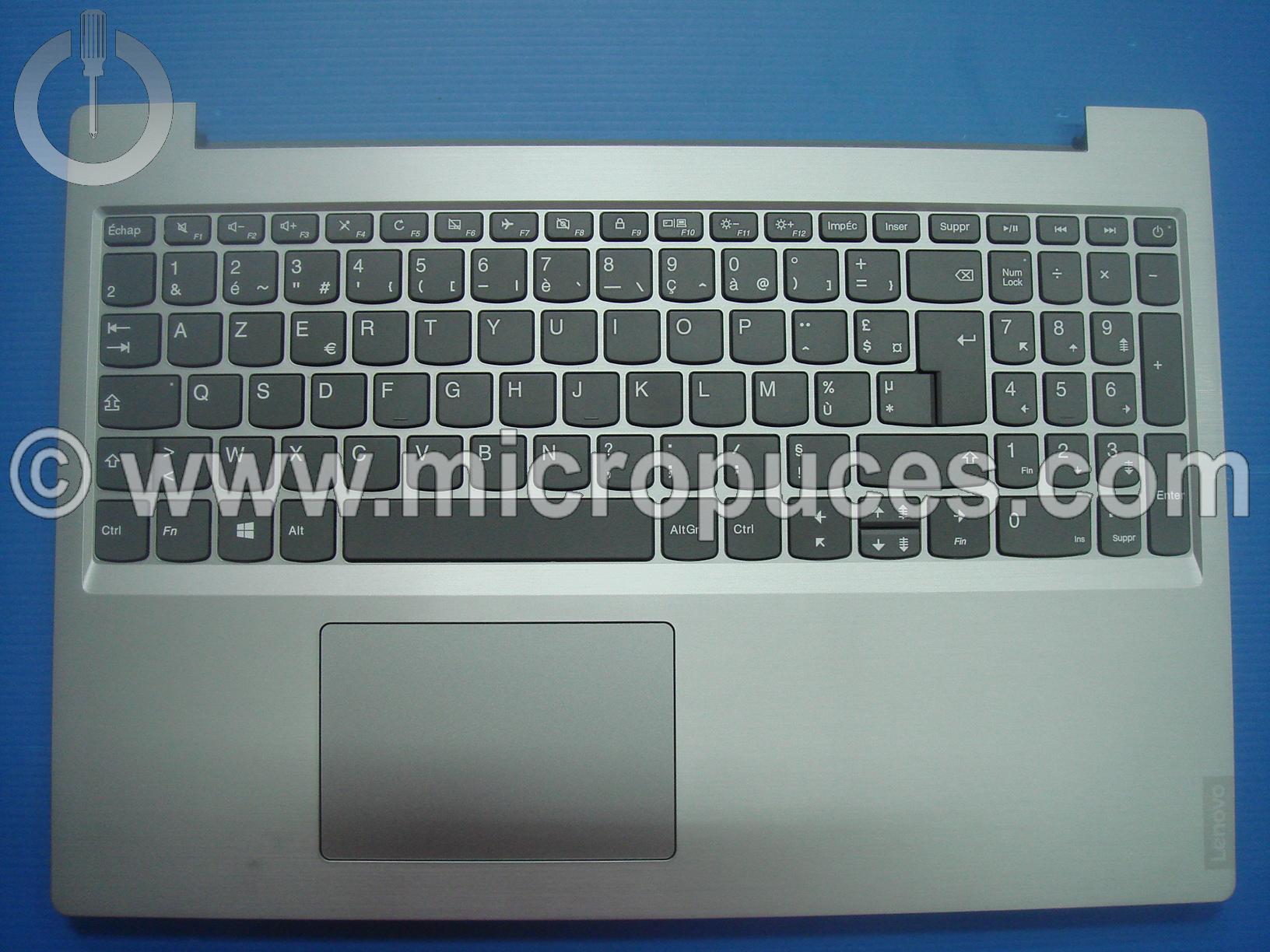 Clavier + plasturgie du dessus pour Lenovo Ideapad L340-15 gris