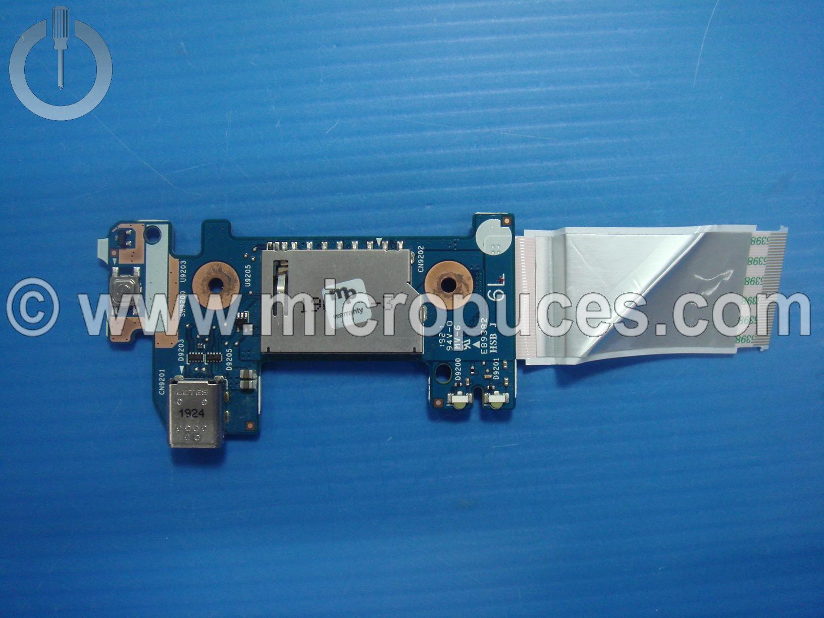 Carte fille switch board + USB pour HP 17-DK