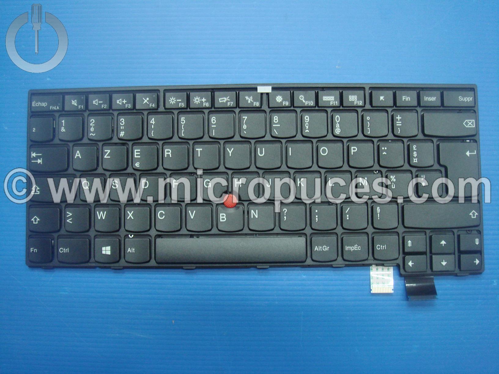 Clavier pour LENOVO Thinkpad T460S rtroclair