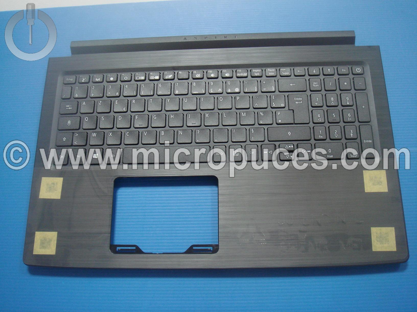 Clavier + plasturgie du dessus noire pour Acer Aspire A315-33