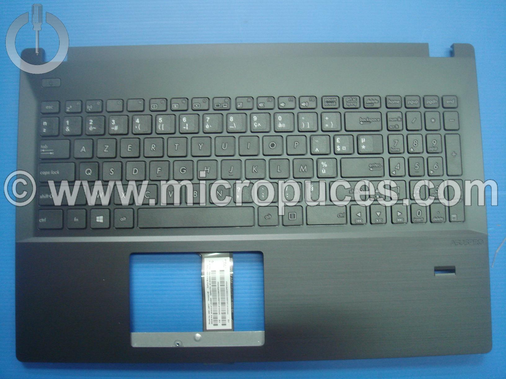 Clavier + Plasturgie du dessus NEUF AZERTY pour ASUS P2520LA P2520LJ (vinyle)