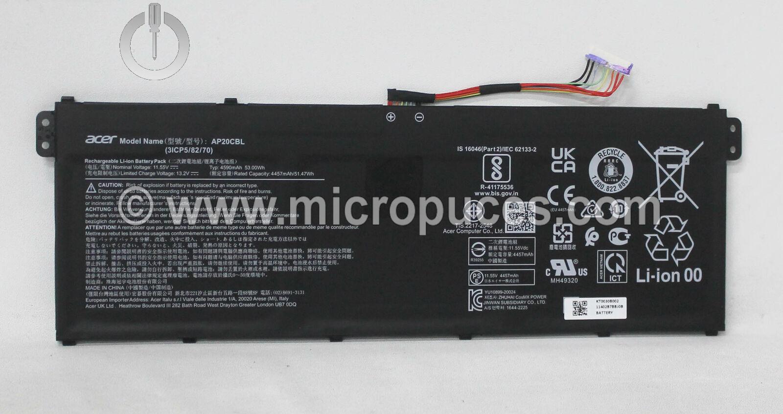 Batterie ACER AP20CBL.11.55V