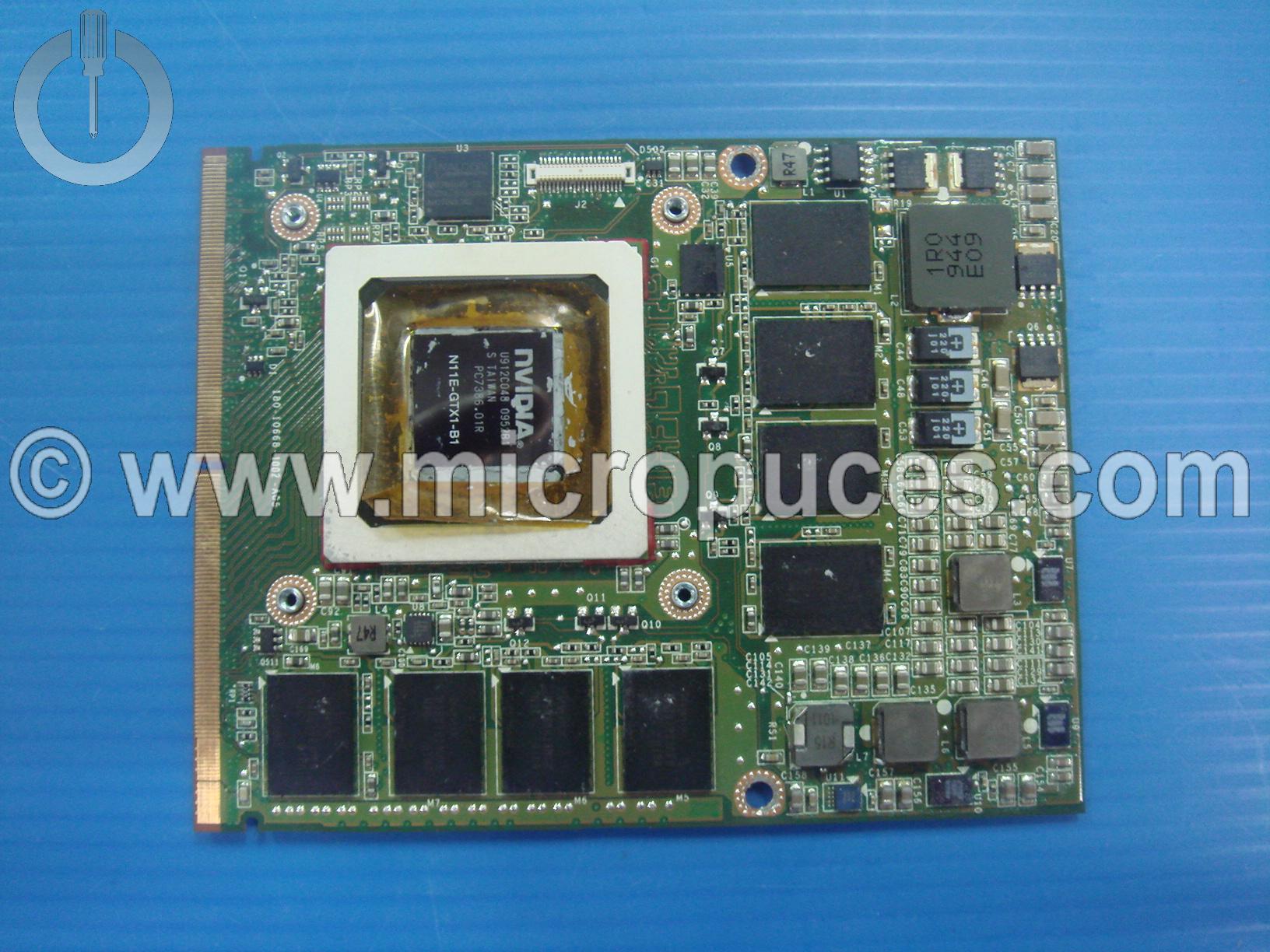 Carte Nvidia GTX285M 1Go pour Alienware M17XR2 ( 0VFCM7 )