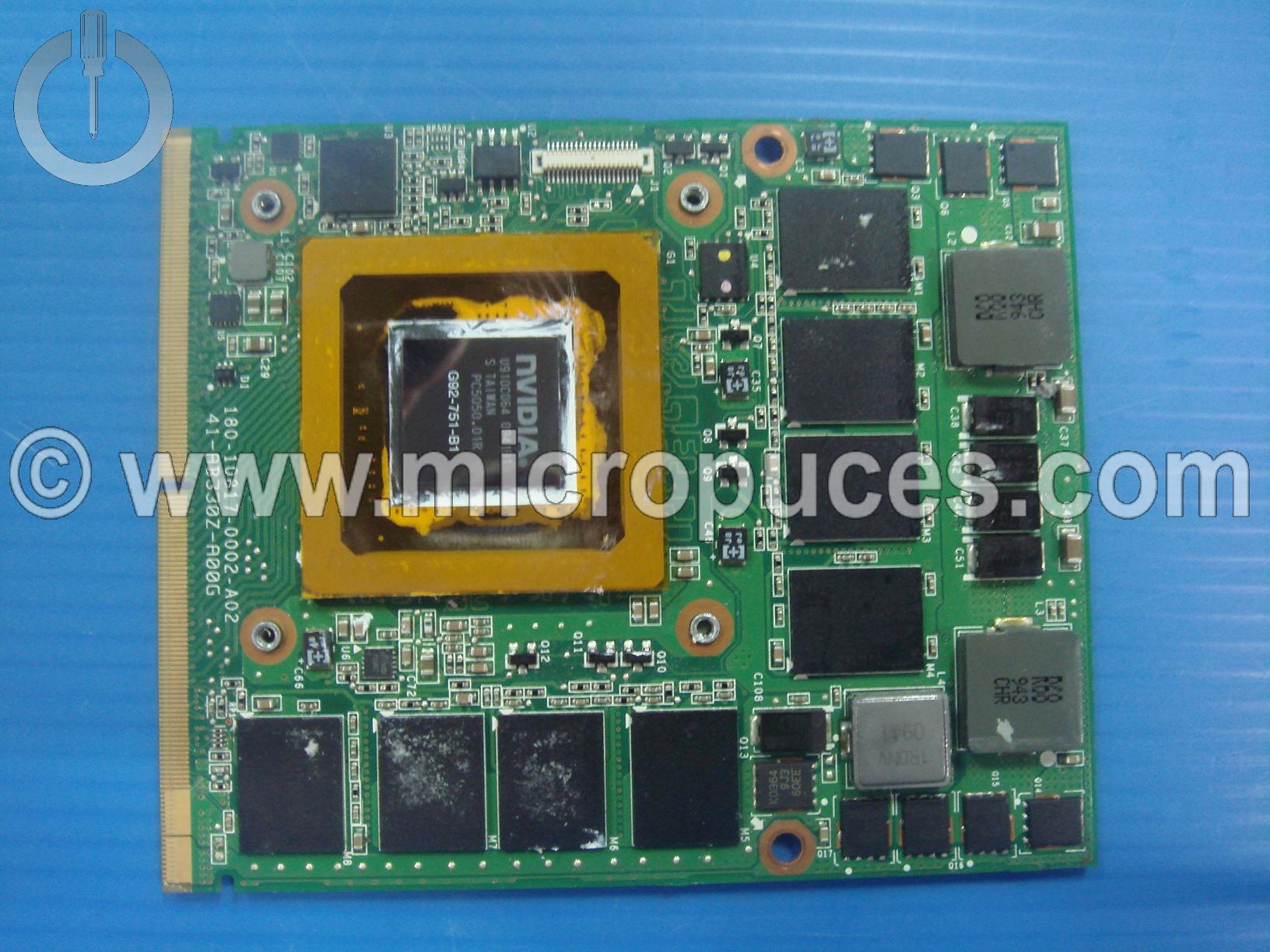 Carte Nvidia GTX285M 1Go pour Alienware M17XR2 ( 0V4THJ )