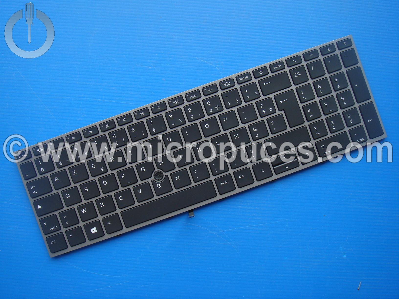 Clavier AZERTY pour HP ZBOOK 17 Fury G7