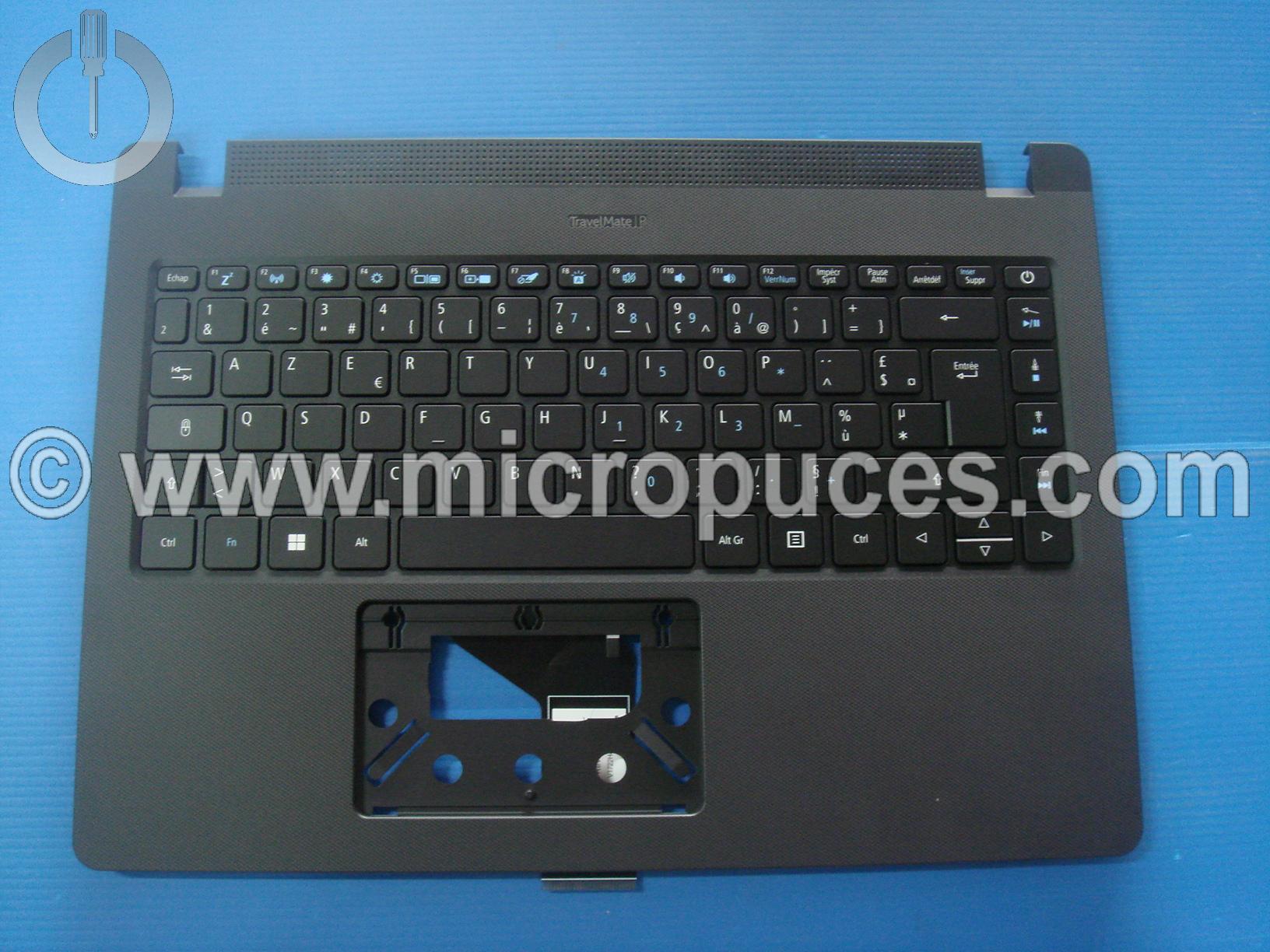 Clavier AZERTY + plasturgie du dessus pour TravelMate P214