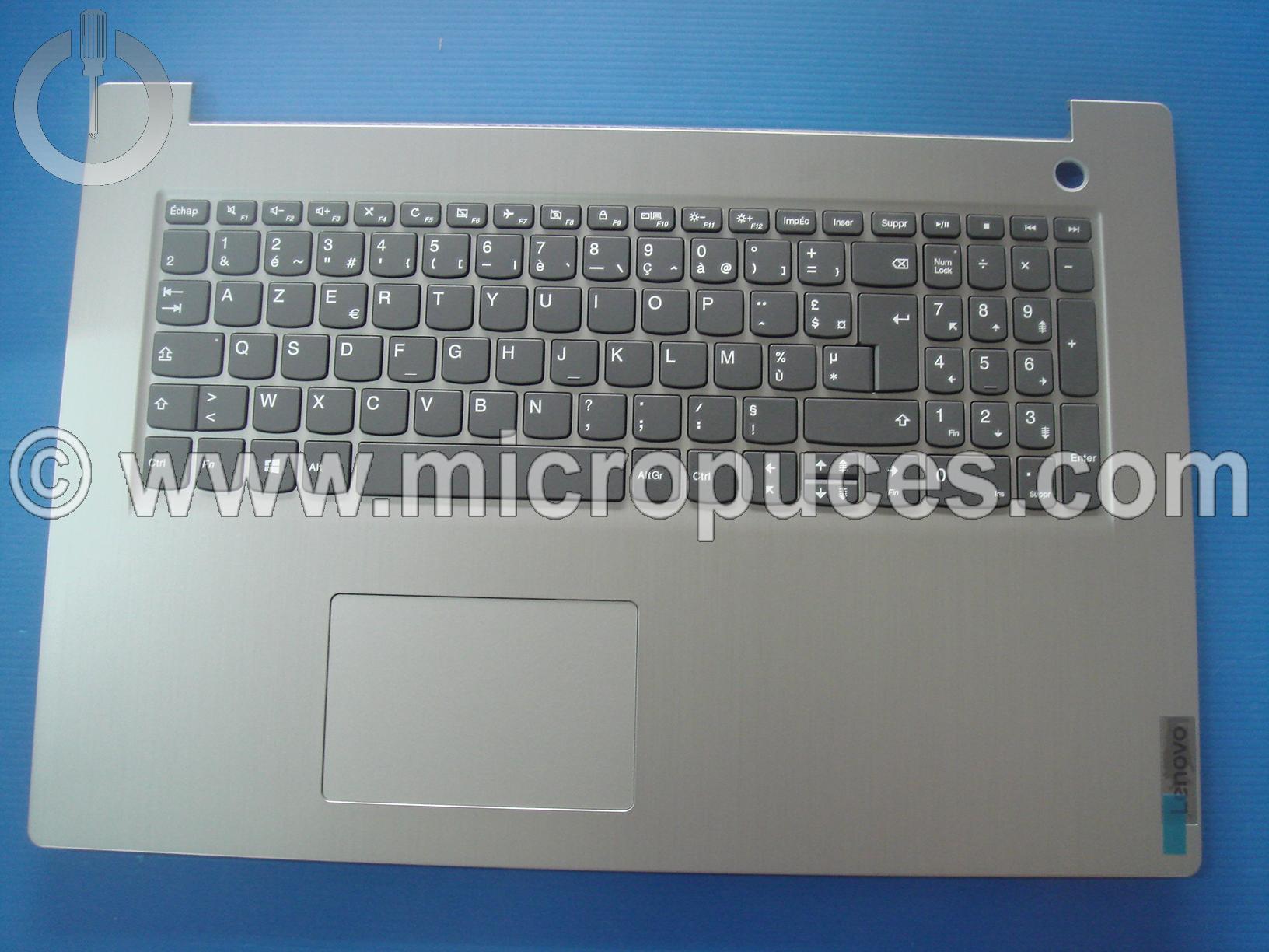 Clavier + plasturgie du dessus pour LENOVO IdeaPad 3-17ADA05 gris