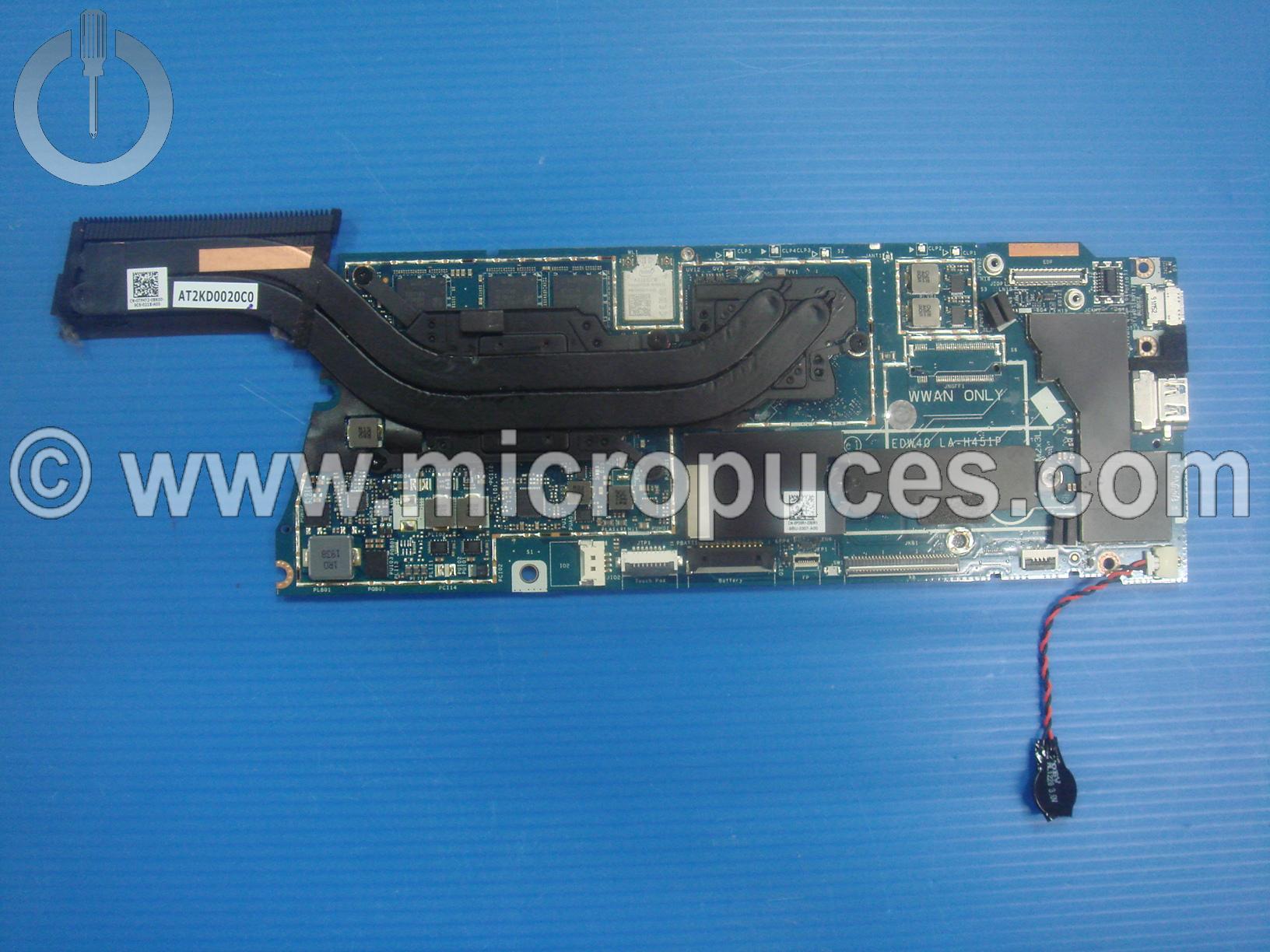 Carte mre I7-1510U pour DELL Inspiron 7490