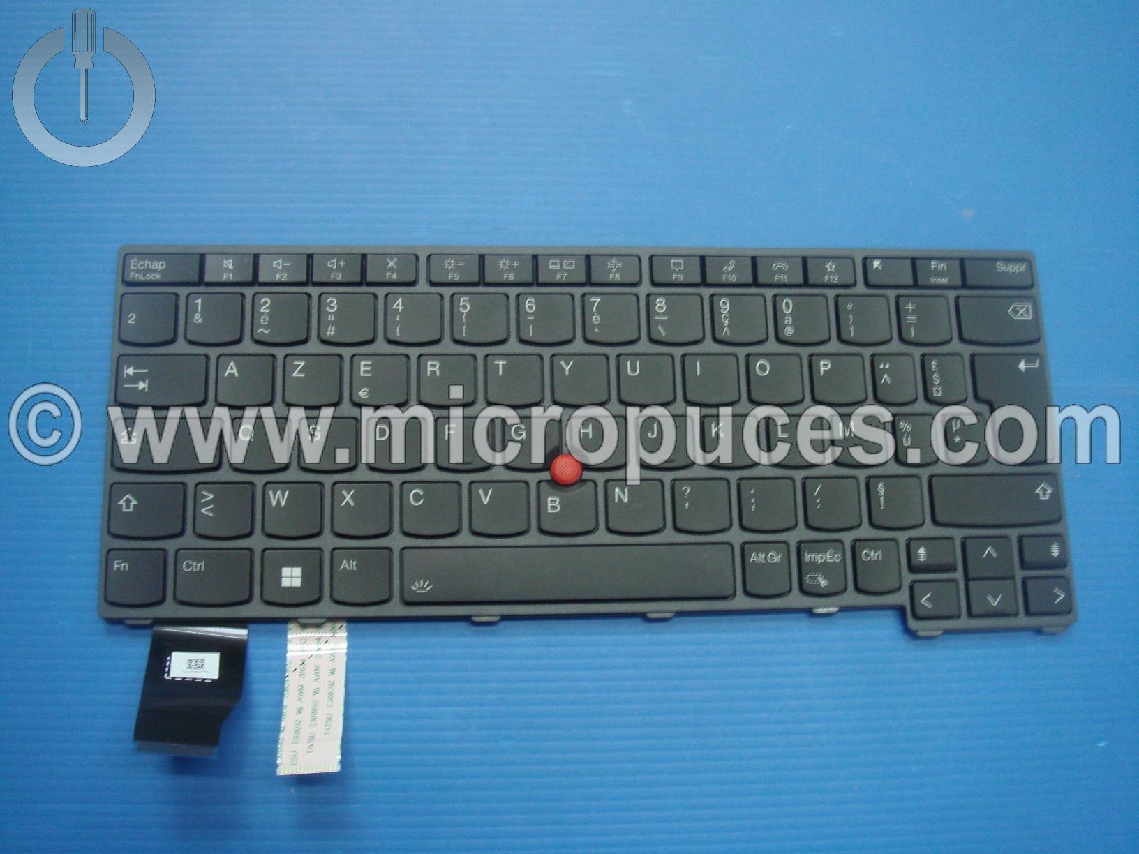 Clavier LENOVO Thinkpad X280 X390 X395 avec rétroéclairage