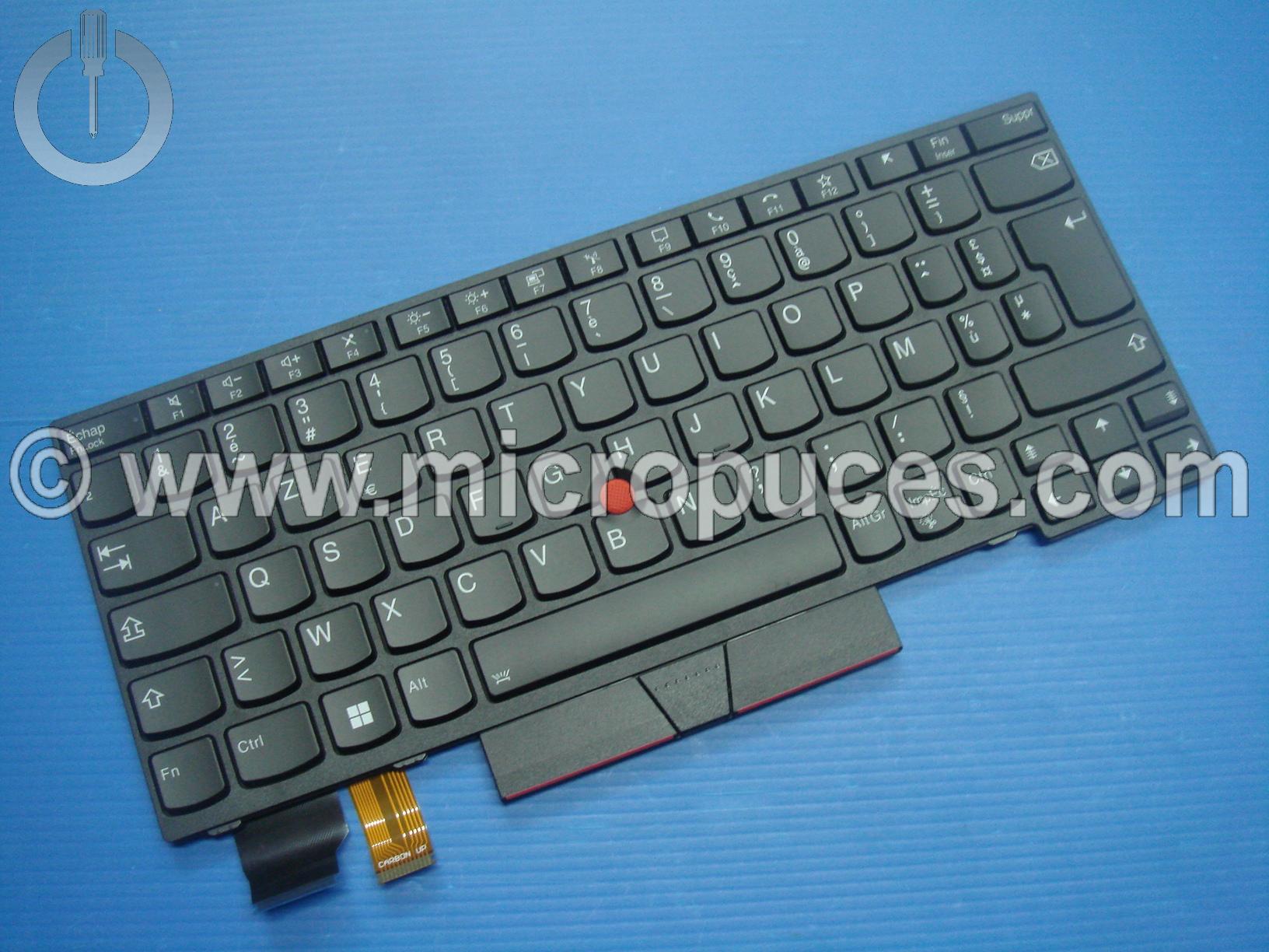 Clavier AZERTY pour Thinkpad X13 20T3