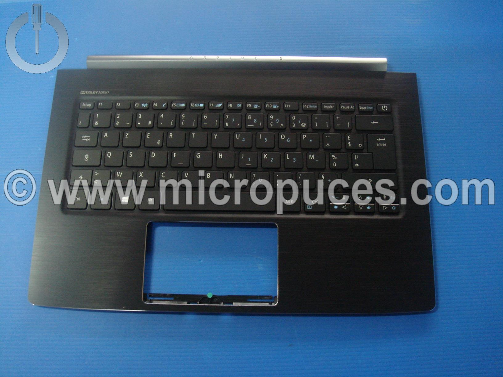 Clavier + plasturgie du dessus noir pour ACER Aspire S5-371