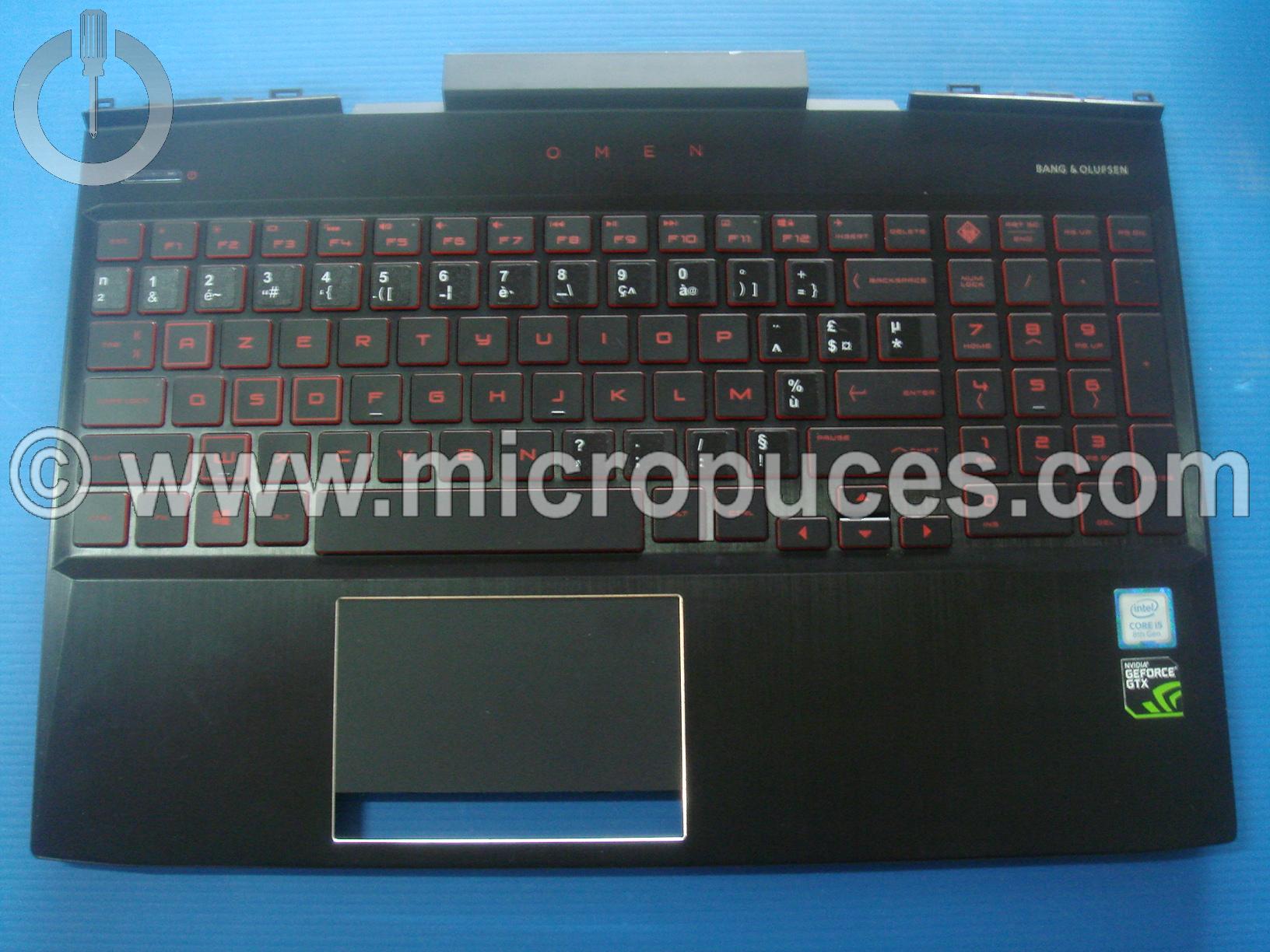 Clavier + plasturgie du dessus pour HP Omen 15-DC ( Vinyle )