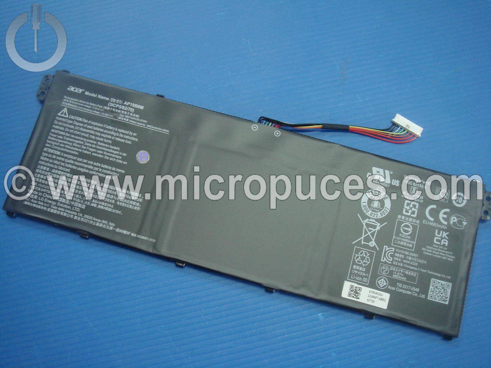 Batterie AP19B8M pour Acer