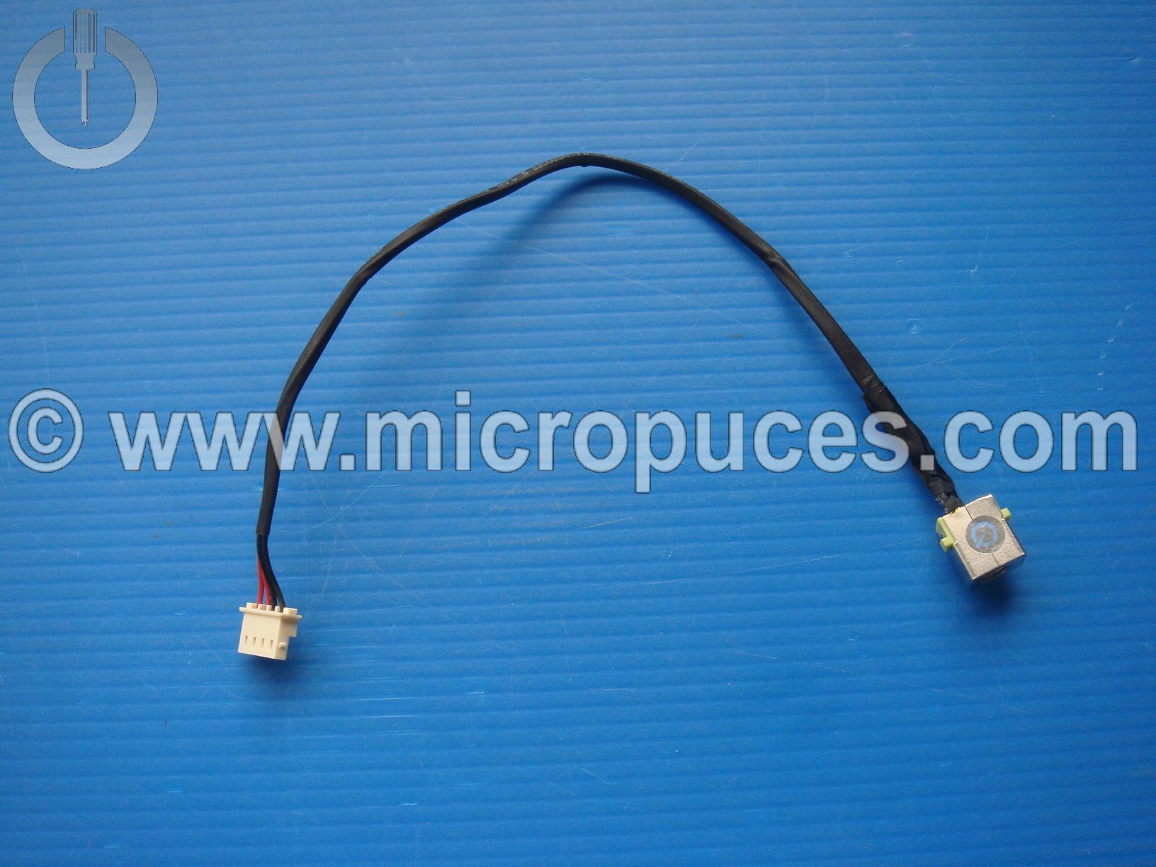 Cable alimentation pour carte mre de Packard Bell Easynote LV44 et Aspire V3