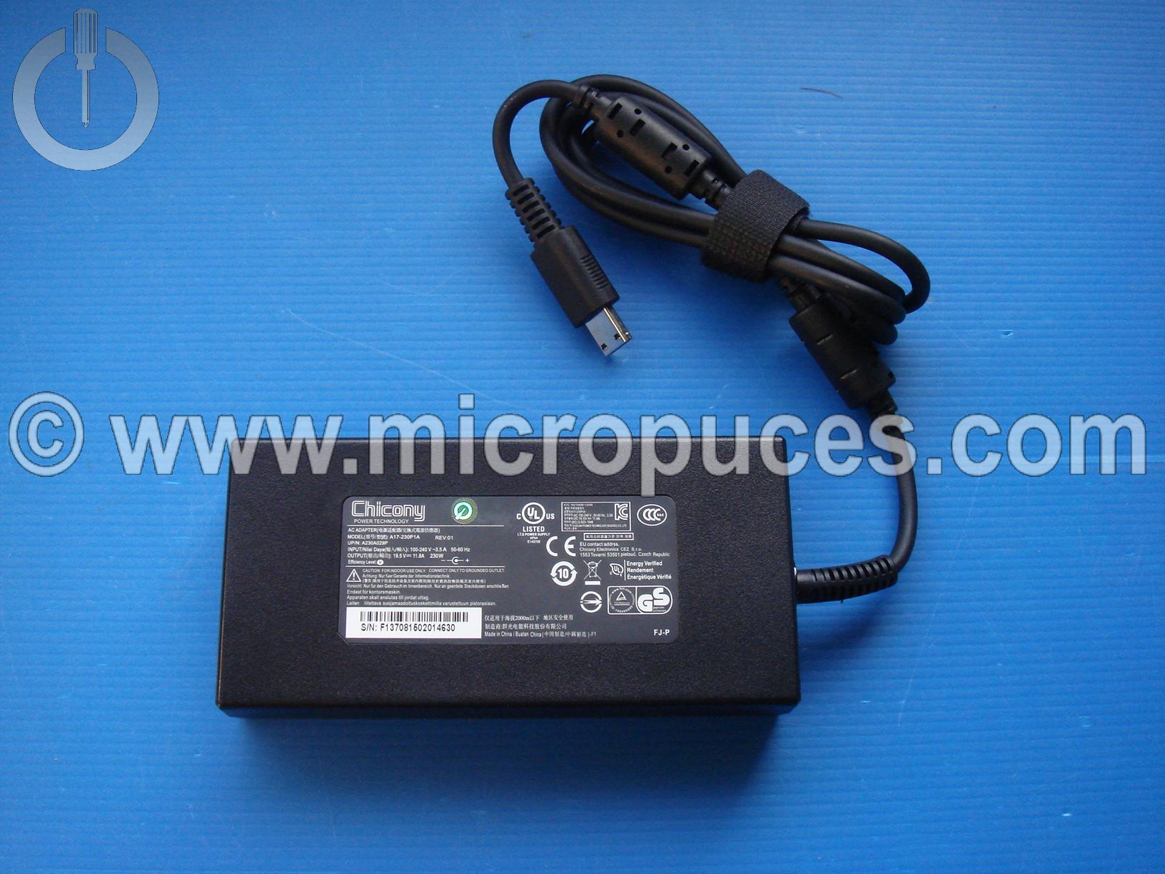 Chargeur USB-C 230W pour MSI GE66 Dragonshield 10SE