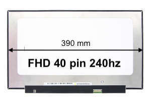 Ecran 17.3" 40 pin Slim FHD 240Hz ( conn.  droite )  coller