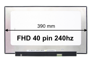 Ecran 17.3" 40 pin Slim FHD 240Hz ( conn. à droite ) à coller