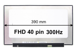 Ecran 17.3" 40 pin Slim FHD 300Hz ( conn.  droite )  coller