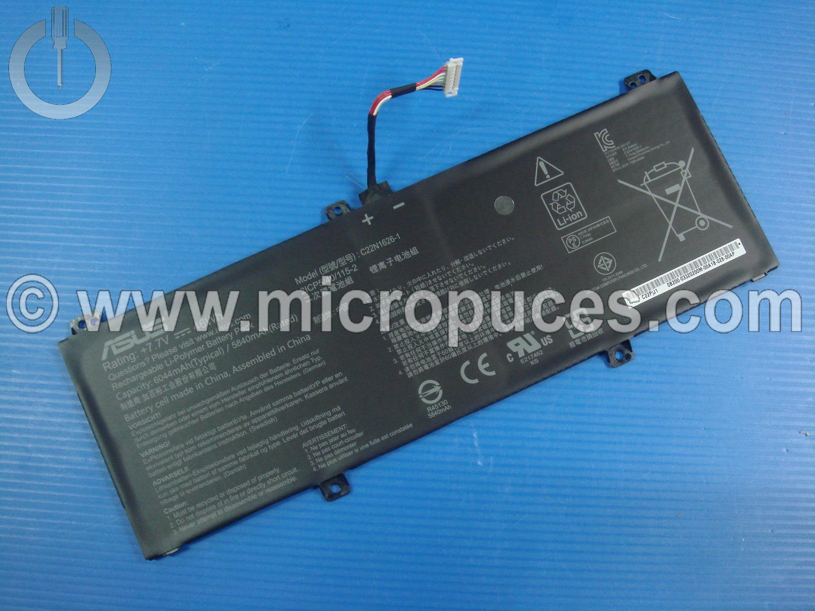 Batterie d'origine pour Asus C403