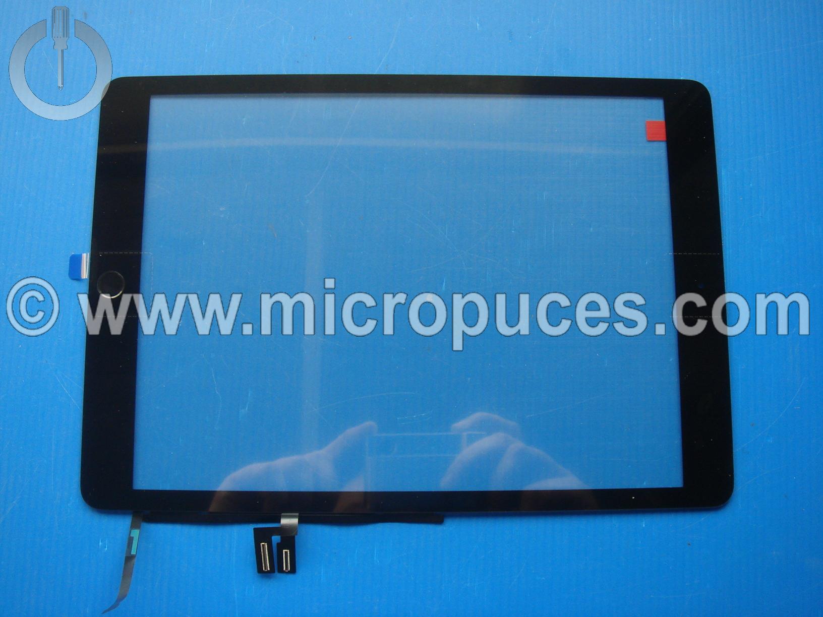 Vitre tactile noire pour iPad 7