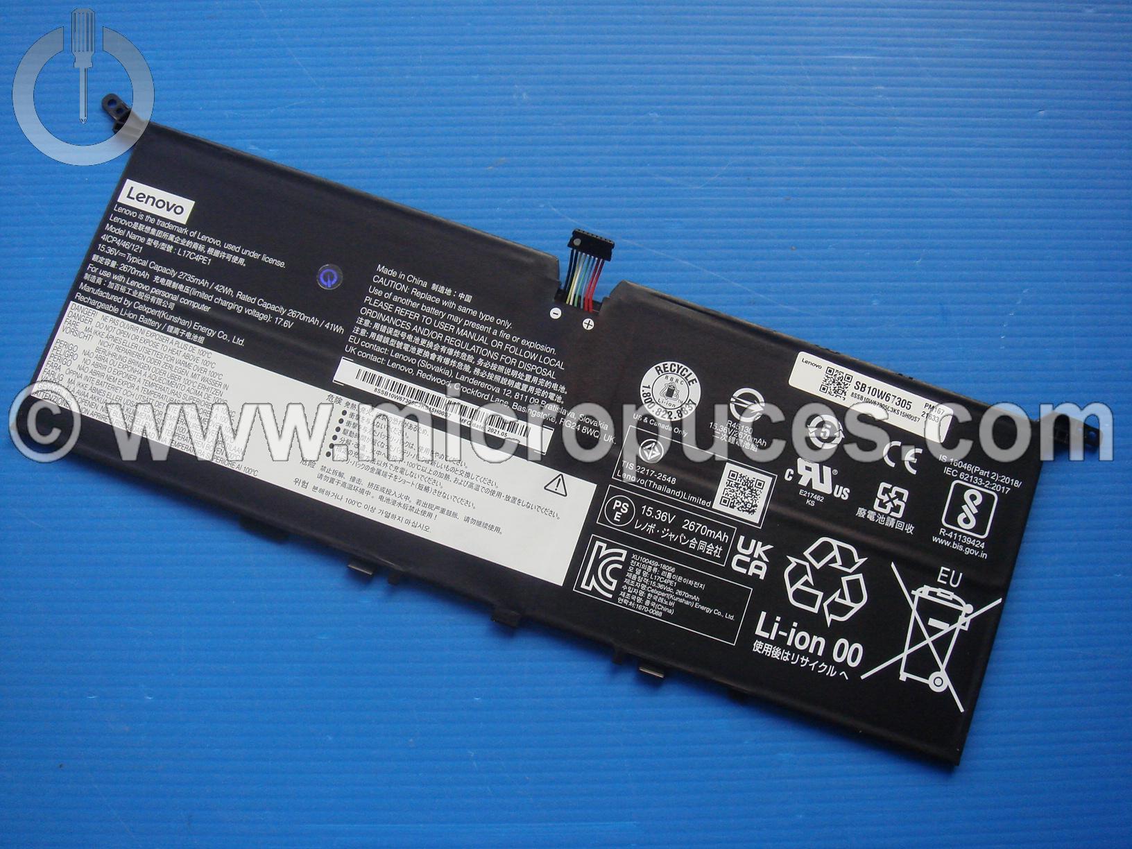 Batterie L17C4PE1 pour LENOVO Yoga S730-13