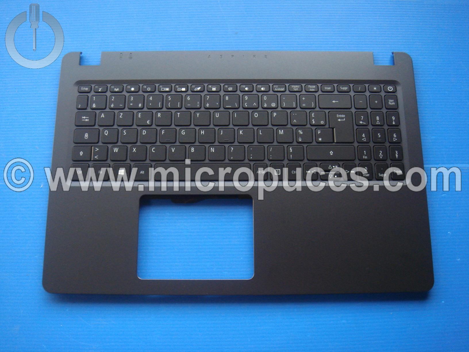 Clavier AZERTY  + plasturgie noire pour Acer Aspire A515-43