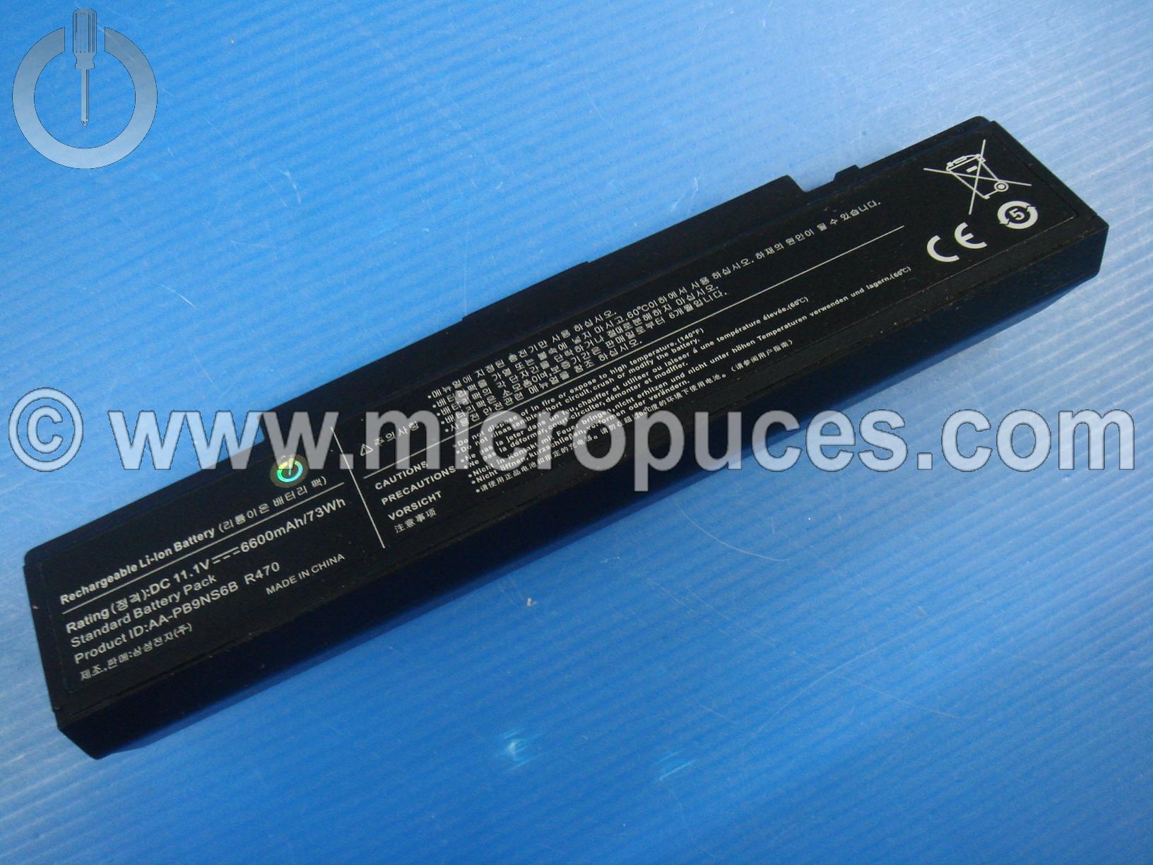 Batterie NEUVE de remplacement 4400 mAh pour SAMSUNG RV510 RV711