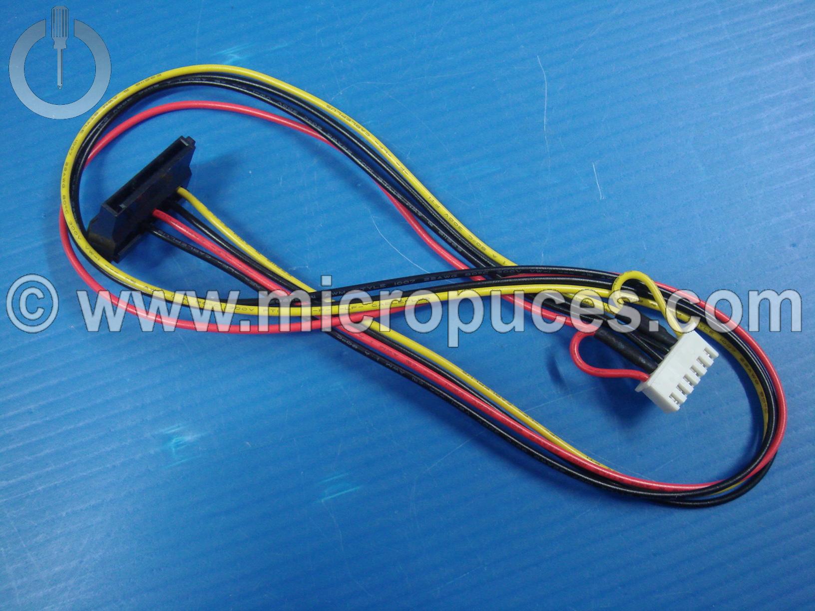 CABLE.SATA.POWER.HDD/ODD.6P-15P.F.90D.L460MM