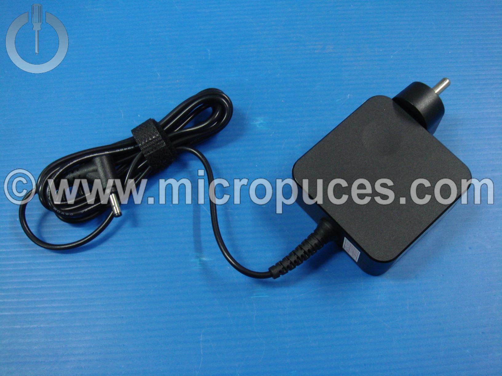 Chargeur LENOVO pour Yoga 20v 2,5A 45W