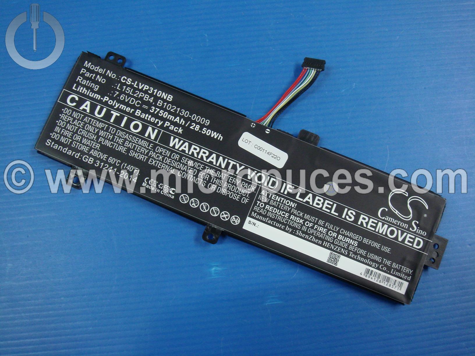 Batterie compatible pour Lenovo ideapad 310 -510