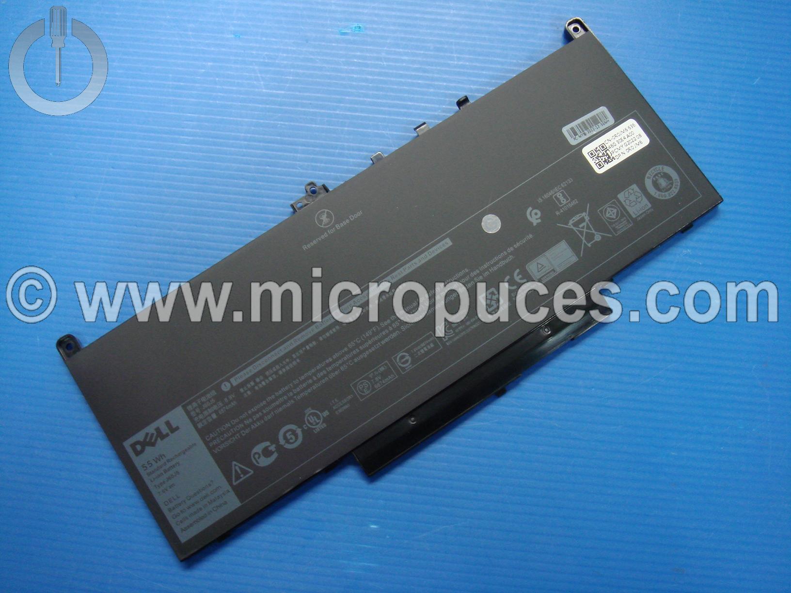 Batterie d'origine pour DELL Latitude E7270 ou 7470