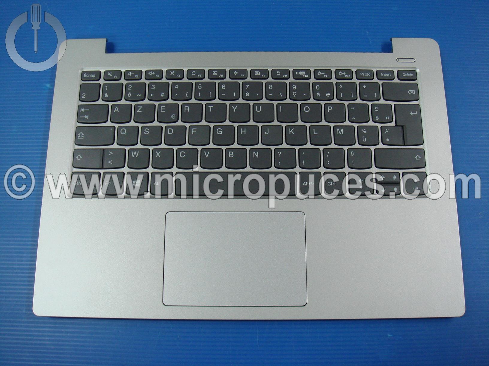 Clavier AZERTY + Plasturgie du dessus pour LENOVO IdeaPad 330S-14 silver