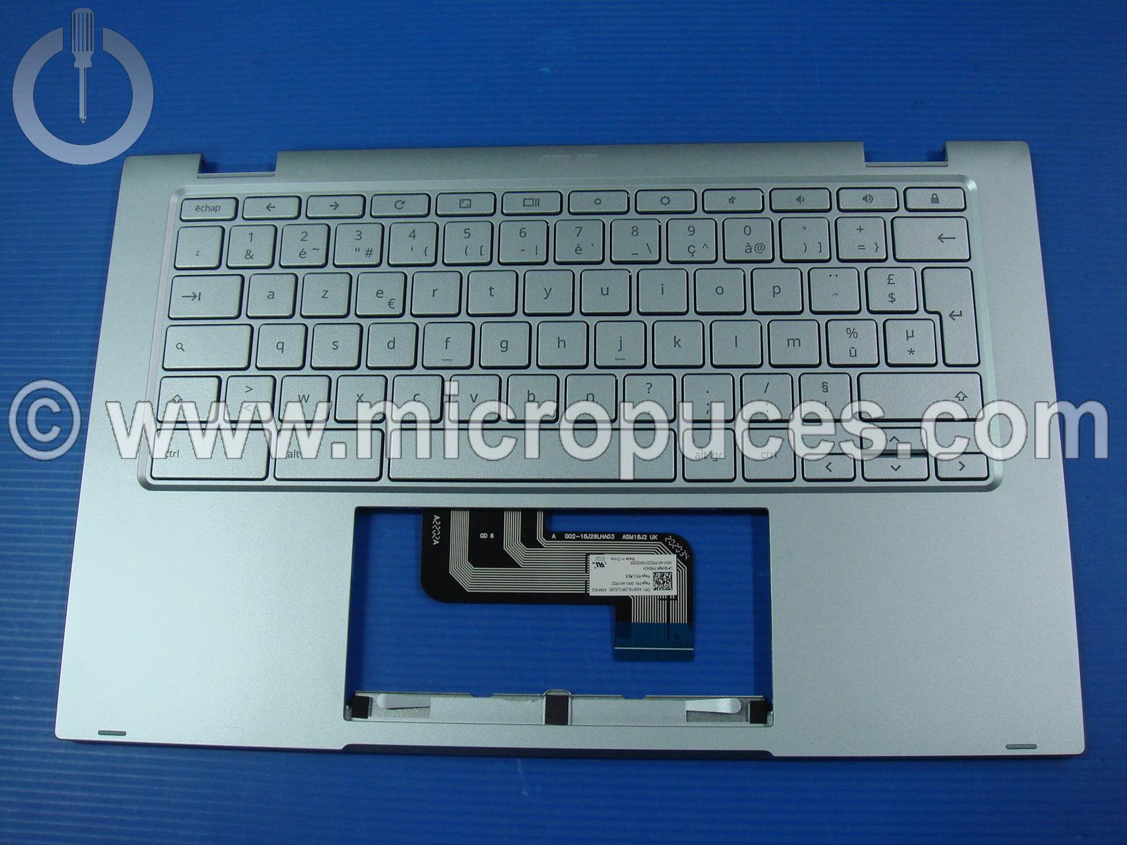 Clavier + plasturgie du dessus pour ASUS Chromebook C433T