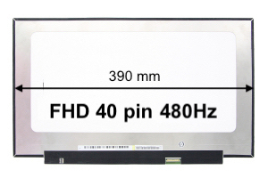 Ecran 17.3" 40 pin Slim FHD 480Hz ( conn.  droite )  coller