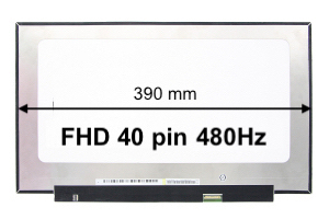 Ecran 17.3" 40 pin Slim FHD 480Hz ( conn. à droite ) à coller