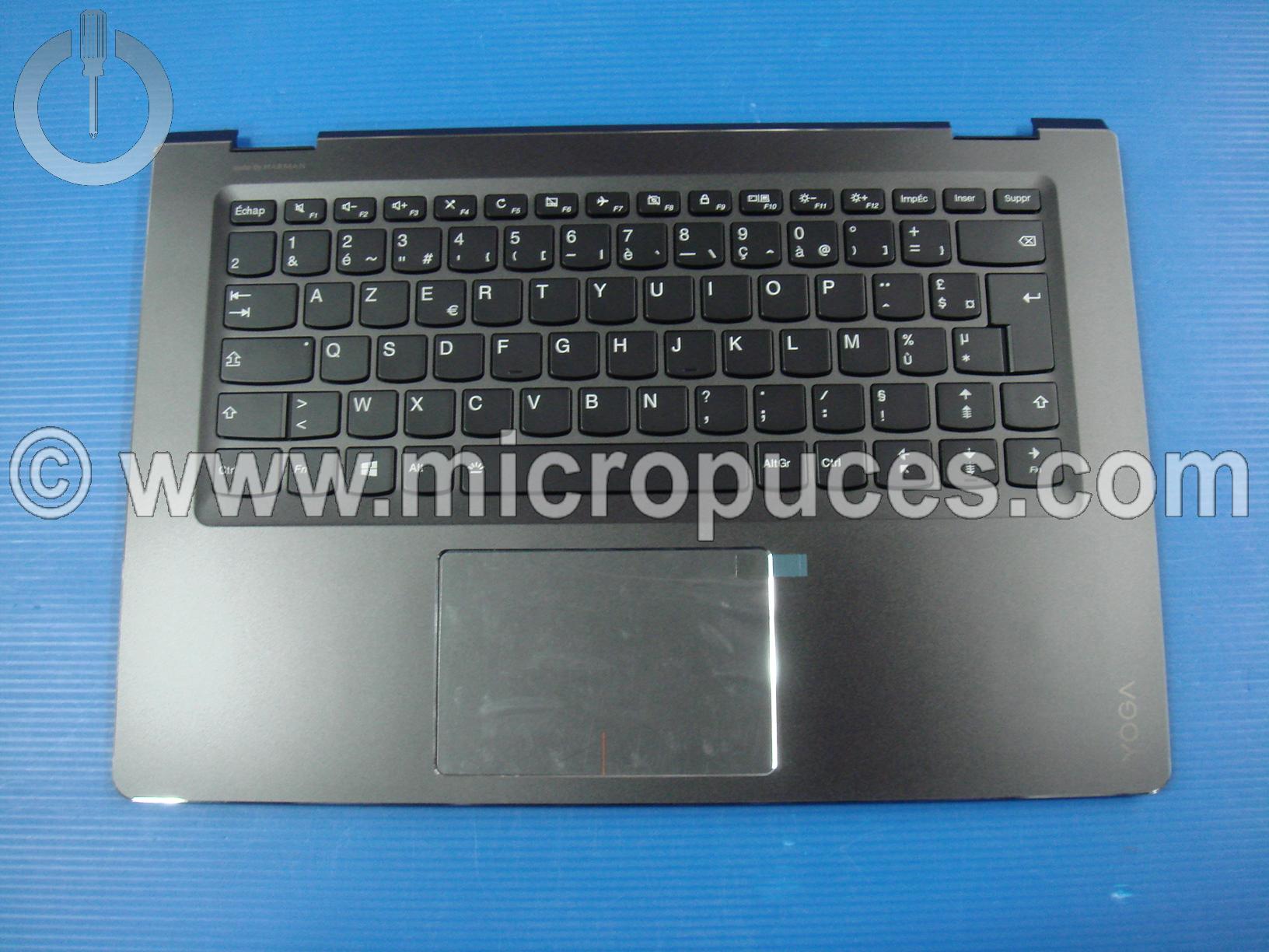 Clavier + plasturgie de dessus pour LENOVO Yoga 510-14 rétro éclairé